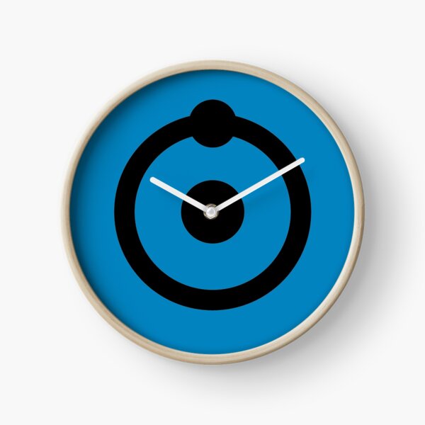 Doctor Manhattan Hydrogen Atom Symbol Clock