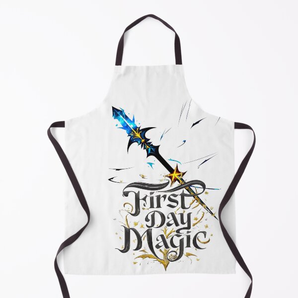 Item preview, First Day Magic Wizard Wand Enchanting Design T-Shirt designed and sold by WitMeme.