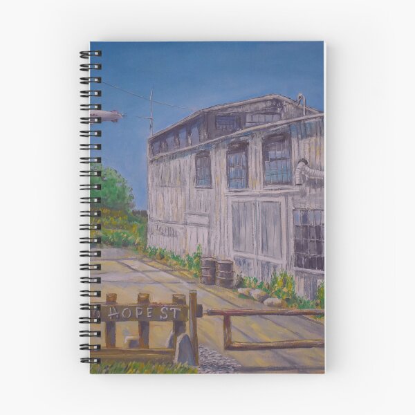Item preview, Oil Painting - Hope Street, Alviso, California 14" x 18" designed and sold by Igor Pozdnyakov.