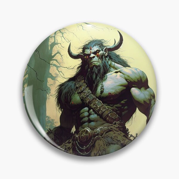 Item preview, River troll in the style of  Frazetta / Vallejo  designed and sold by obstinator.