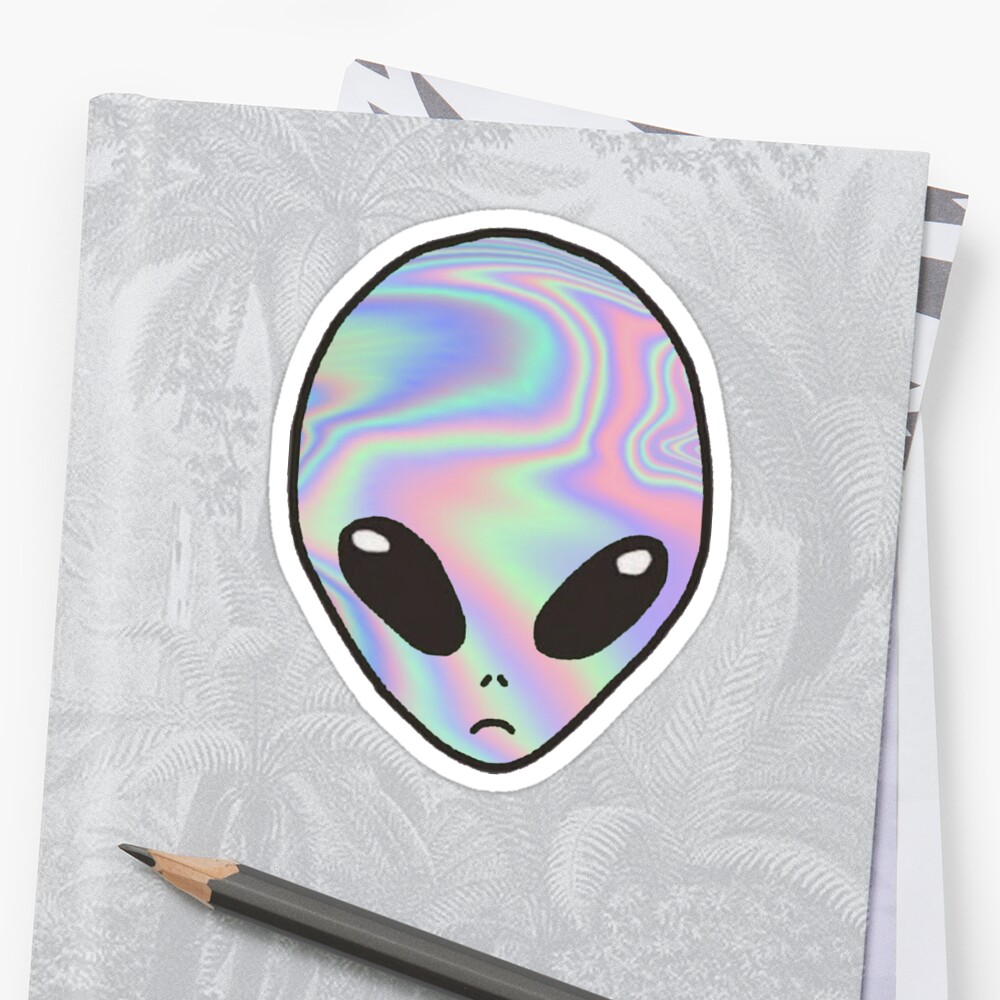 Pastel Alien Trippy Tumblr Aesthetic Glitch Cute Trendy