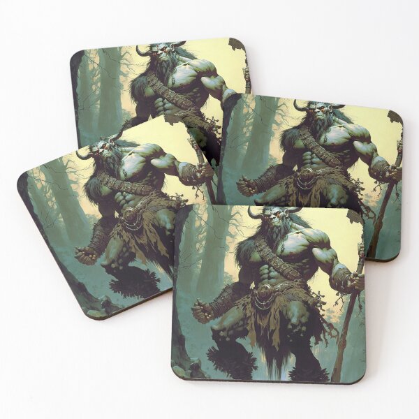 Item preview, River troll in the style of  Frazetta / Vallejo  designed and sold by obstinator.