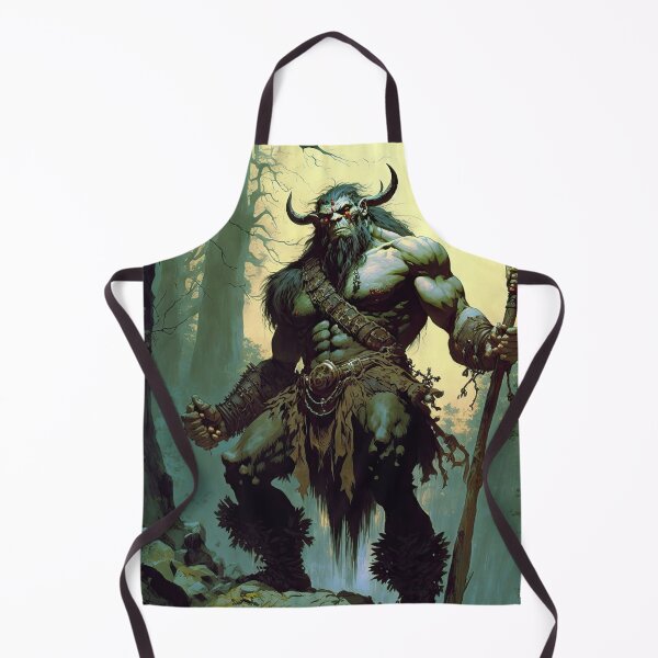 Item preview, River troll in the style of Frazetta / Vallejo designed and sold by obstinator.