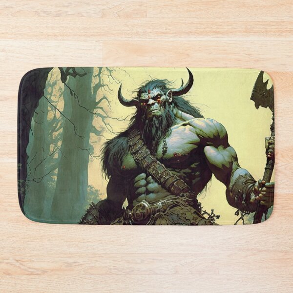 Item preview, River troll in the style of  Frazetta / Vallejo  designed and sold by obstinator.