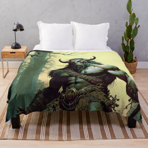 Item preview, River troll in the style of  Frazetta / Vallejo  designed and sold by obstinator.