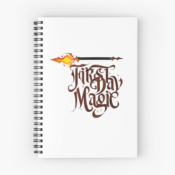 Item preview, First Day Magic Wizard Wand Enchanting Design T-Shirt designed and sold by WitMeme.