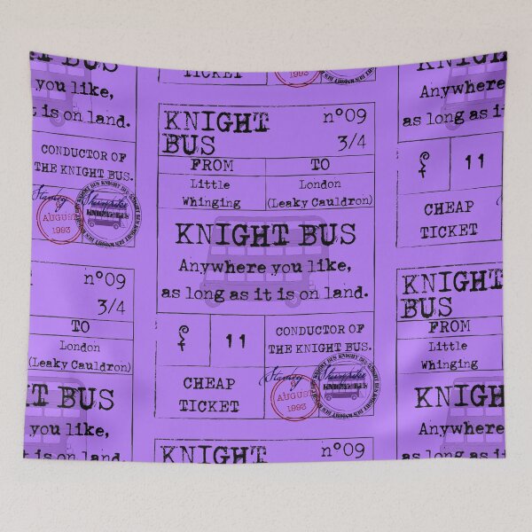 Item preview, Welcome on board! Hold on tight, the Knight Bus is about to leave! designed and sold by MoodyCauldron.
