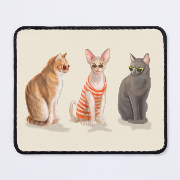 Item preview, Beach Cats Painting designed and sold by AK-Hevonen.
