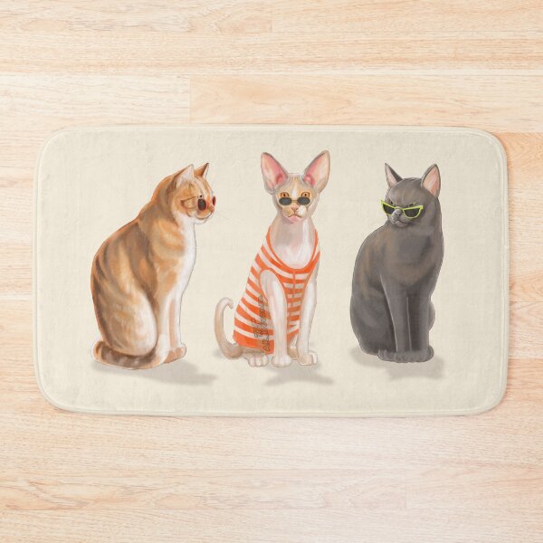 Item preview, Beach Cats Painting designed and sold by AK-Hevonen.