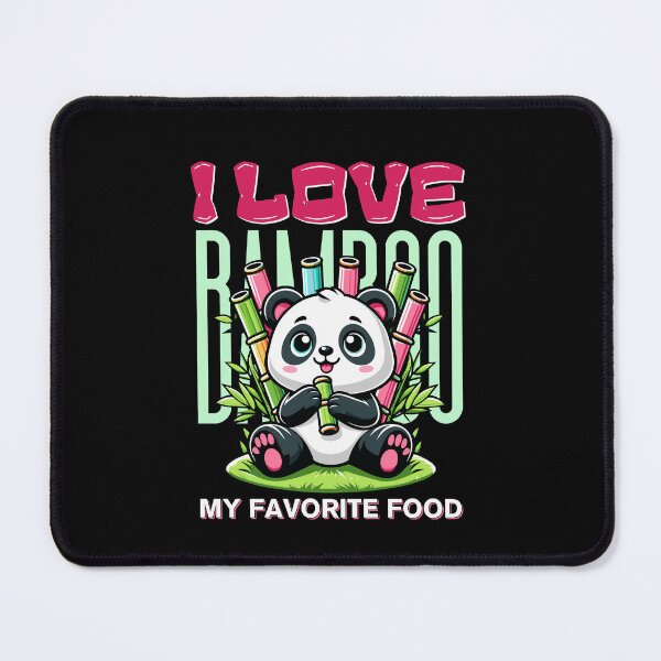 Item preview, I love bamboo, favorite food, panda art, designed and sold by antcpjr682.