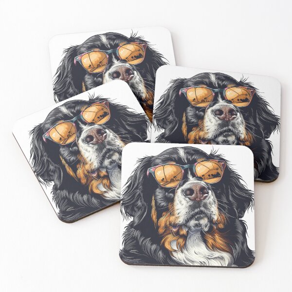 Item preview, Funny dog ​​with glasses designed and sold by Wylkerd.