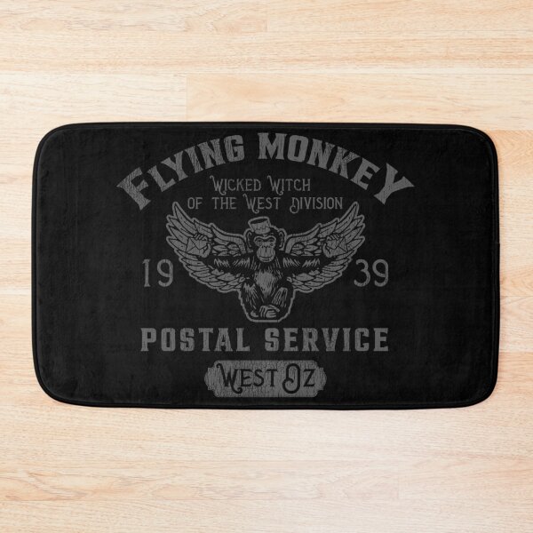 Item preview, Flying Monkey Postal Service II Grey Worn designed and sold by Alema Art.