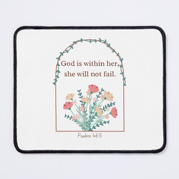 Item preview, God is within her, she will not fail. Psalms 46:5 designed and sold by MaanArtCorner.