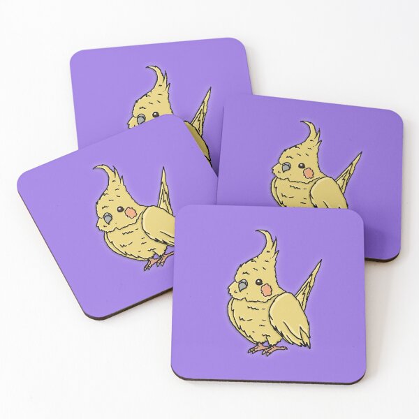 Item preview, Fluffy Lutino Yellow Cockatiel designed and sold by Squawkable.