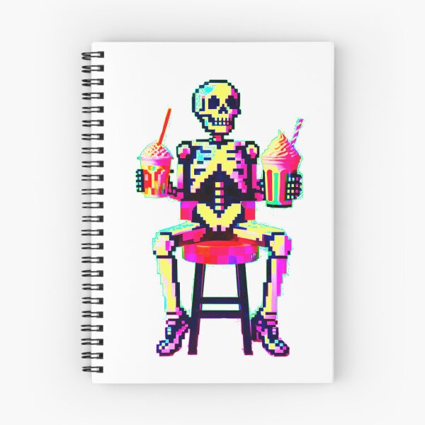 Item preview, Retro Diner Skeleton: Pixel Art Perfection designed and sold by Ronny-Owiso.