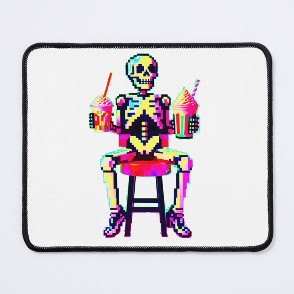 Item preview, Retro Diner Skeleton: Pixel Art Perfection designed and sold by Ronny-Owiso.