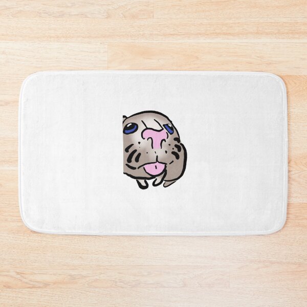 Item preview, Cat with pink muscle used for communication and sustenance consumption sticking out of its mouth designed and sold by CadburyArtCo.