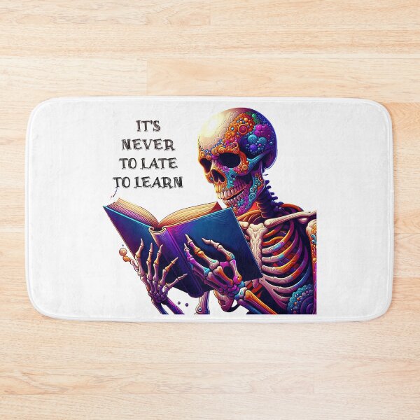 Item preview,  Learning Without Limits: A Skeleton Enjoying Reading designed and sold by 0penvimark.
