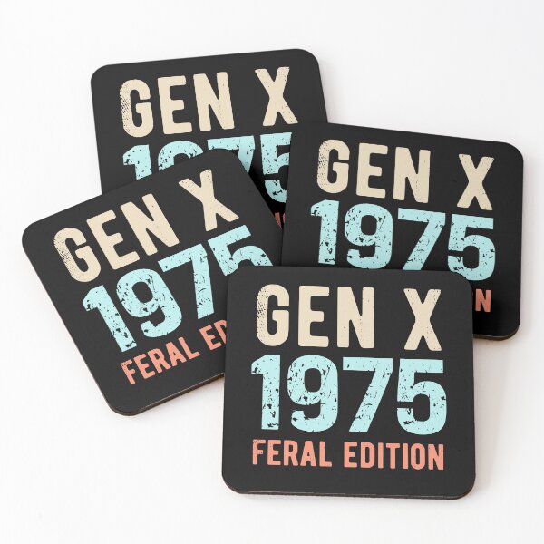Item preview, Gen X Born in 1975 Feral Edition designed and sold by darkskydelights.