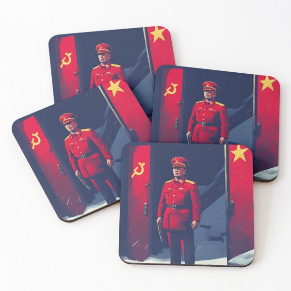 Item preview, Soviet soldier guards secret bunker designed and sold by Purpleflex.