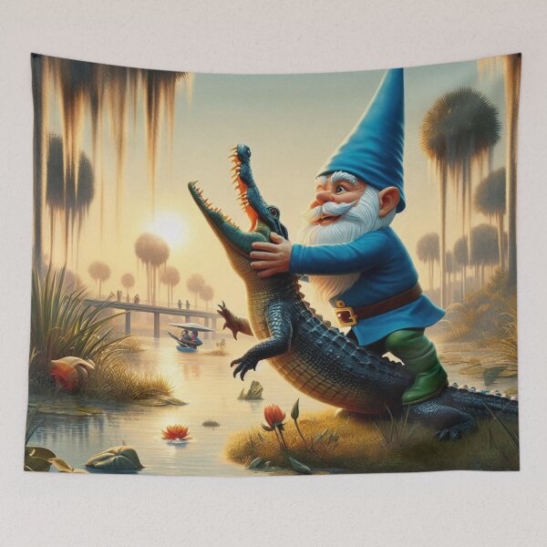 Item preview, Florida Gnome Gator Wrestling  designed and sold by FloridaWildOnes.