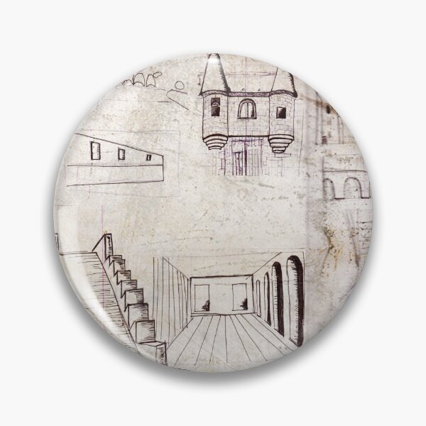Item preview, Pencil sketch architectural elements designed and sold by Carré Comme Orange.