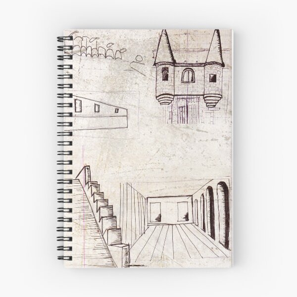 Item preview, Pencil sketch architectural elements designed and sold by Carré Comme Orange.