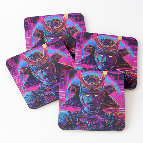Item preview, Neon Samurai Pixel Art designed and sold by Kaos-Bit.