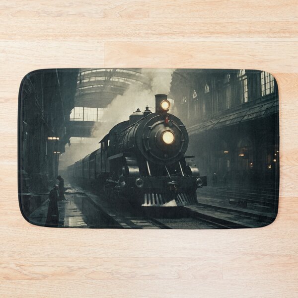Item preview, Vintage Steam Train: Monochromatic HDR Photo designed and sold by ShadeScapeArt.