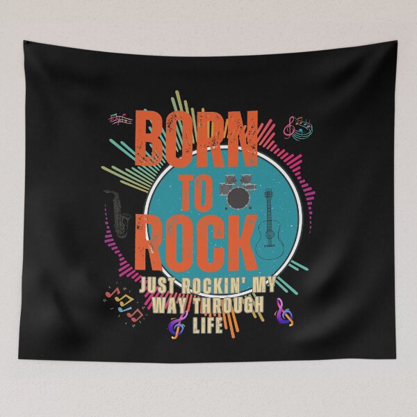 Item preview, vintage born to rock and roll gifts. designed and sold by MCanderart.
