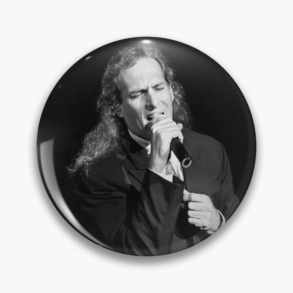 Item preview, Michael Bolton - BW Photograph designed and sold by ConcertImages.