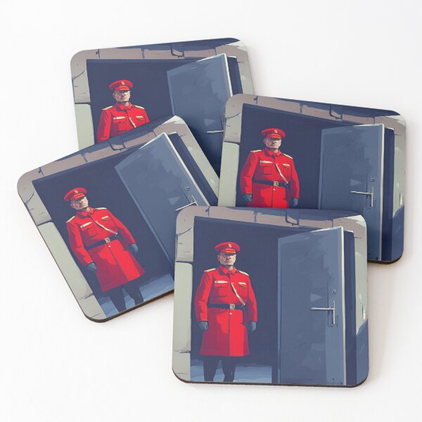 Item preview, Soviet officer guards secret bunker designed and sold by Purpleflex.
