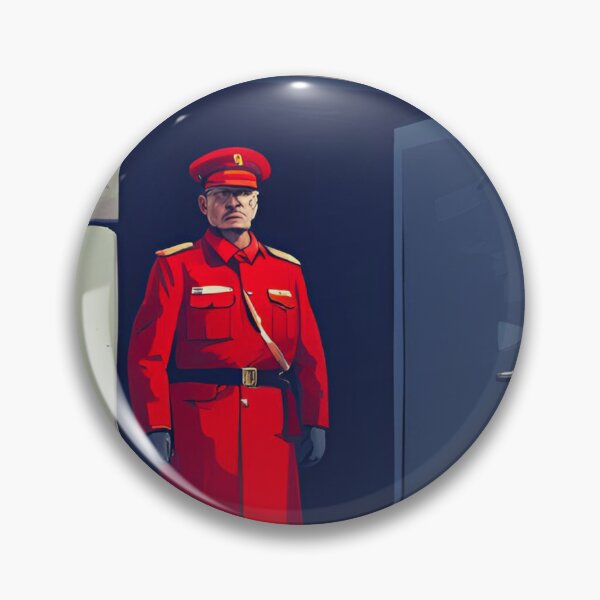 Item preview, Soviet officer guards secret bunker designed and sold by Purpleflex.