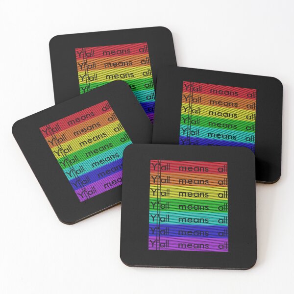 Item preview, y'all means all rainbow pride flag designed and sold by BritySpear.