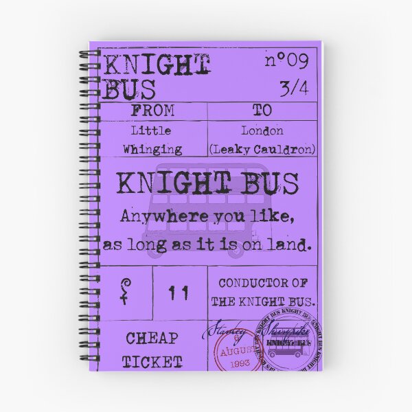Item preview, Welcome on board! Hold on tight, the Knight Bus is about to leave! designed and sold by MoodyCauldron.