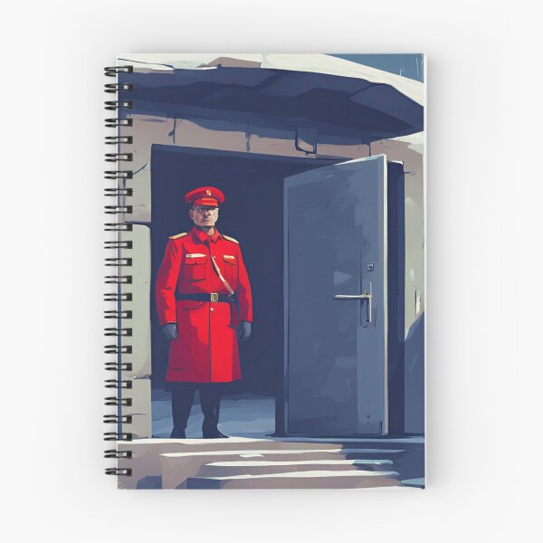 Item preview, Soviet officer guards secret bunker designed and sold by Purpleflex.