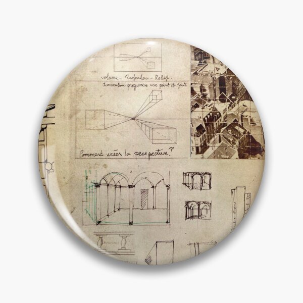 Item preview, Sketches and annotations of architectural elements designed and sold by Carré Comme Orange.