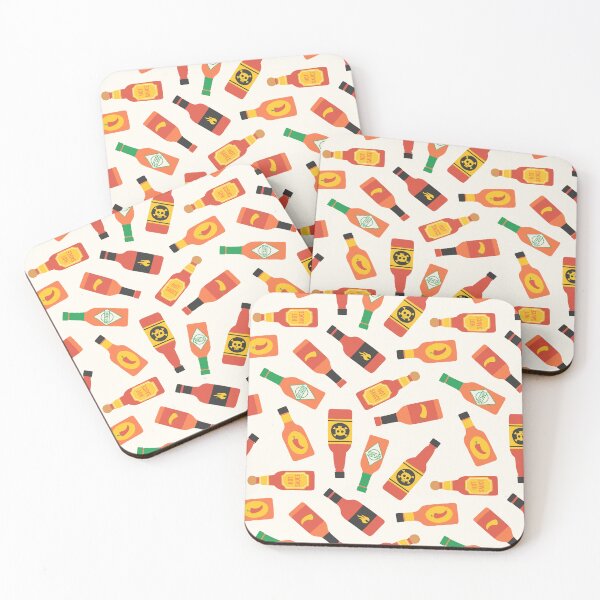 Item preview, Hot Sauce Bottles - Cream designed and sold by littlearrow.