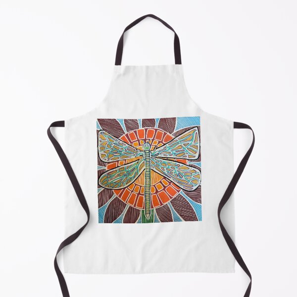 Item preview, Red Orange Flower Dragonfly designed and sold by Brittmoose25.