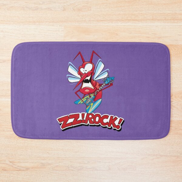 Item preview, Rockstar Mosquito Cartoon Character illustration designed and sold by MatrixMotifs.