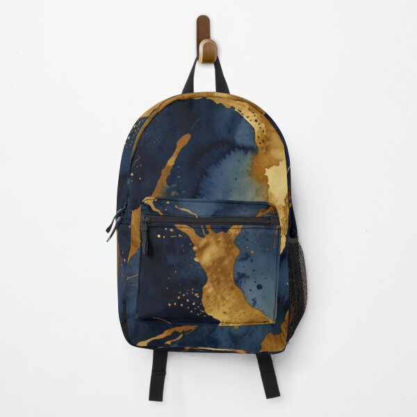 Item preview, Blue and gold watercolor art designed and sold by shokA Design.