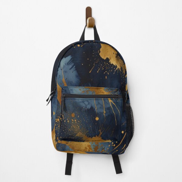 Item preview, Blue and gold watercolor art designed and sold by shokA Design.
