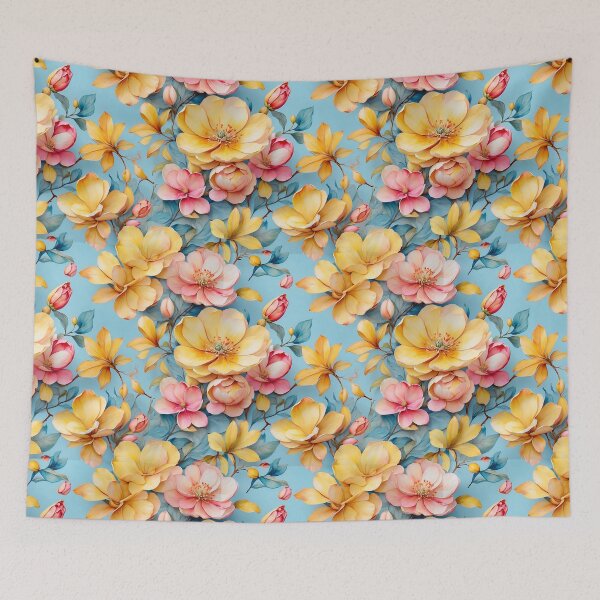 Item preview, Elegant Flowers Pattern designed and sold by Victoria Riabov.