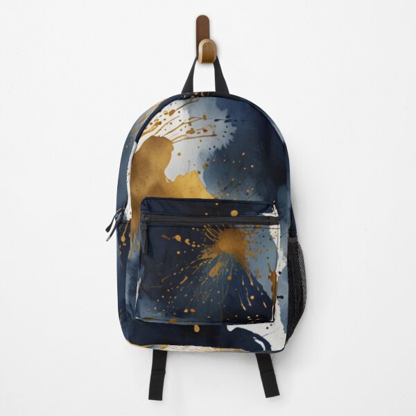 Item preview, Blue and gold watercolor art designed and sold by shokA Design.