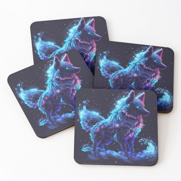 Item preview, Cosmic Wolf Pixel Art designed and sold by Kaos-Bit.