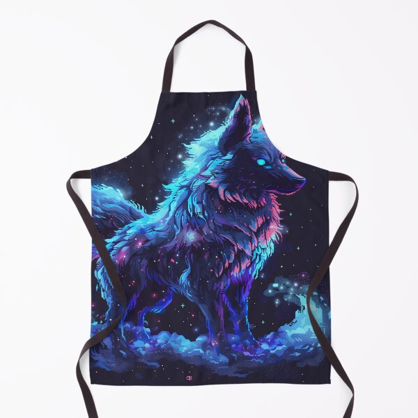Item preview, Cosmic Wolf Pixel Art designed and sold by Kaos-Bit.