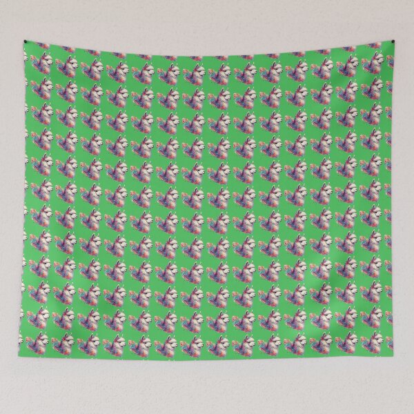 Item preview, Beautiful alpaca with colorful background designed and sold by Marcoshop10.