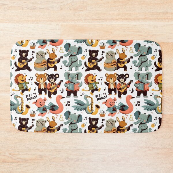 Item preview, A drawing of a group of animals happy and playing designed and sold by Dokak Shop.