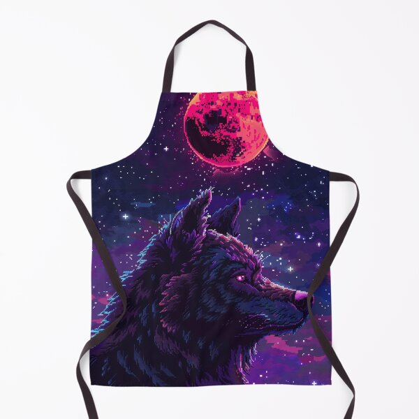 Item preview, Cosmic Wolf Pixel Art designed and sold by Kaos-Bit.
