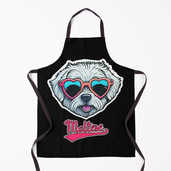 Item preview, Maltese in Heart Shaped Sunglasses designed and sold by KellysComColors.